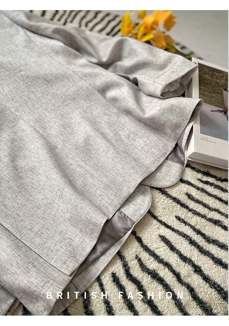 MONSEN Suitory Warm-Tone Italian Casual Blazer in Linen product image