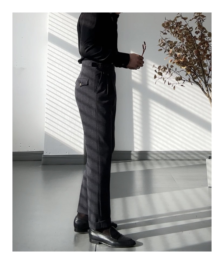 High-Waist Trousers