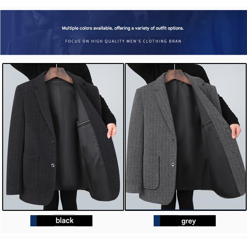 MONSEN Suitory Easy-Care Relaxed Fit Single Blazer in Cotton product image