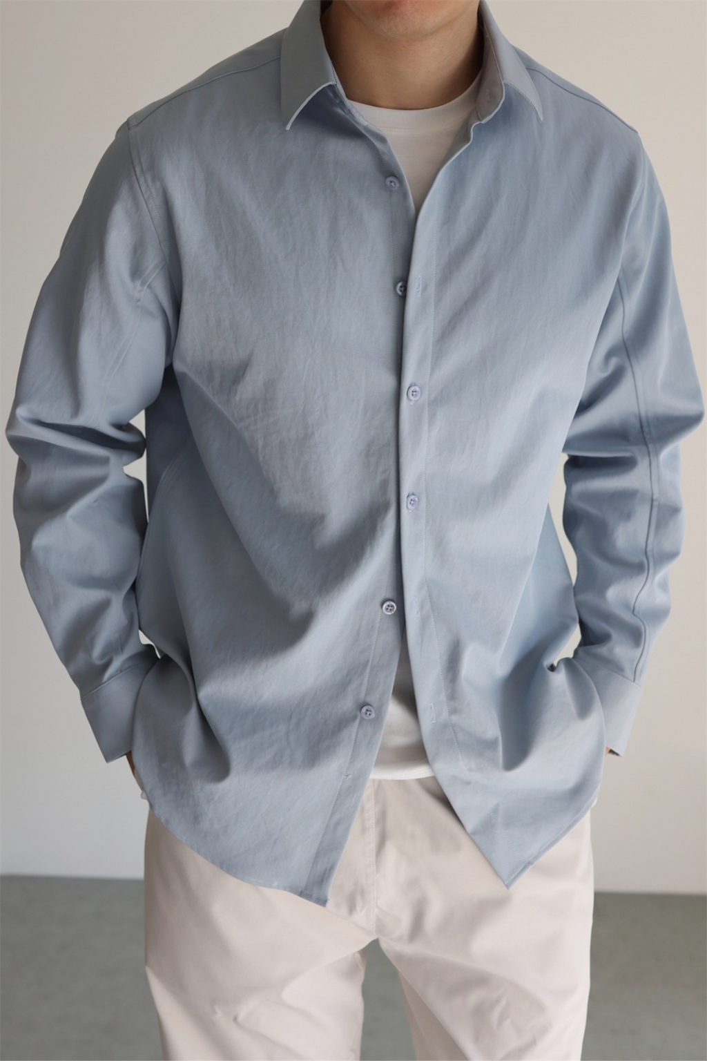 Easy-Care Cotton-Feel Shirt