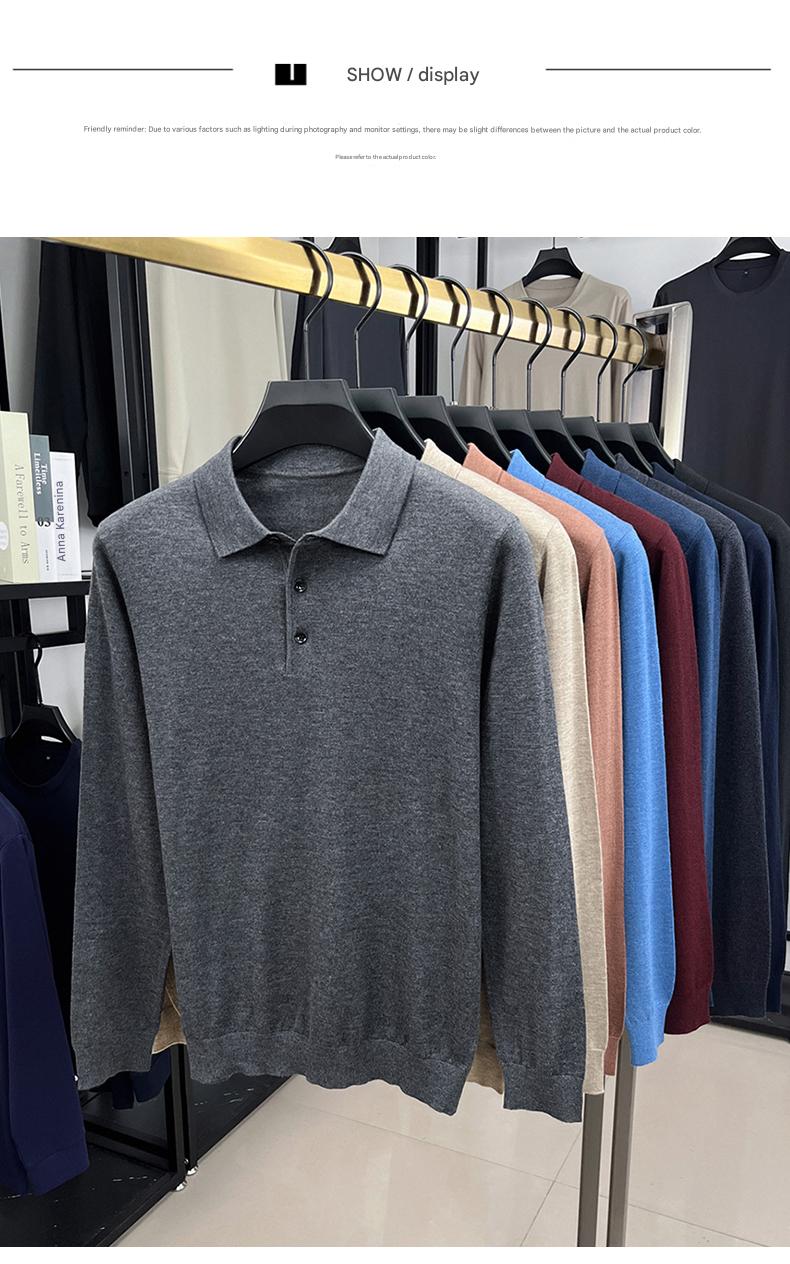 MONSEN Suitory 100% Cashmere Polo Knit product image