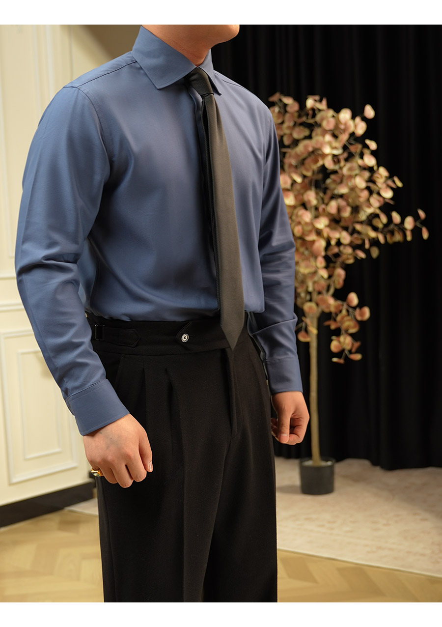 MONSEN Suitory Windsor-Collar Non-Iron Shirt in Performance Blend product image