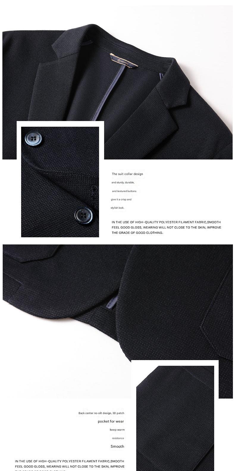 MONSEN Suitory Old-Money Inspired Wool Blazer product image