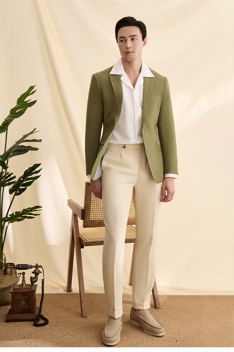 MONSEN Suitory Half-Lined & Breathable K-Style Blazer in Performance Blend product image