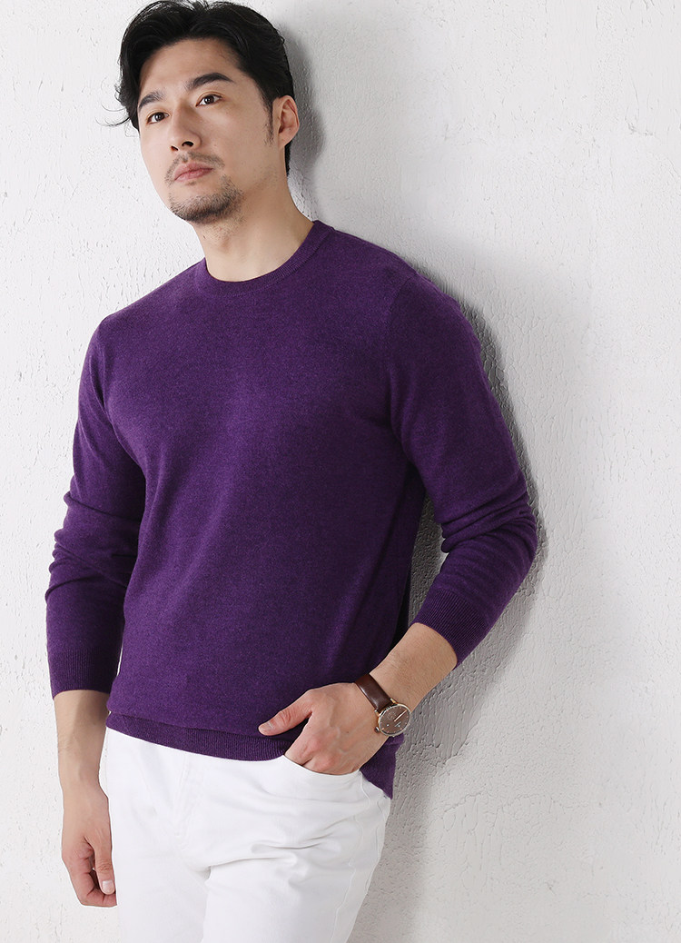 MONSEN Suitory 100% Wool Lightweight Crewneck Knit product image