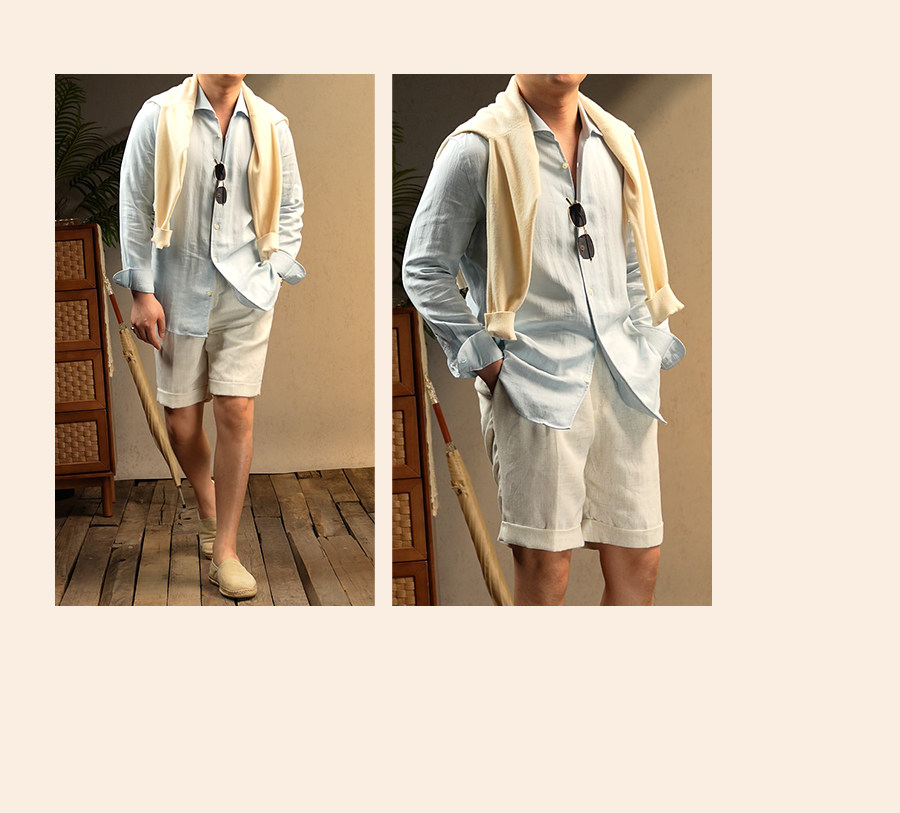 One-Piece Collar Textured Shirt