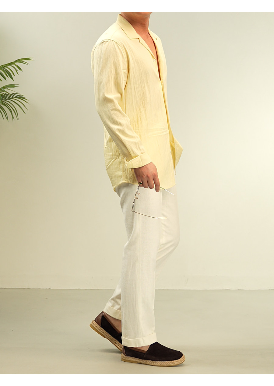 MONSEN Suitory Lightweight Cuban Collar Shirt product image