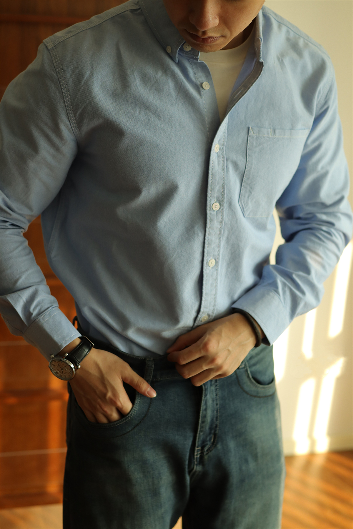 100% Cotton Oxford Shirt