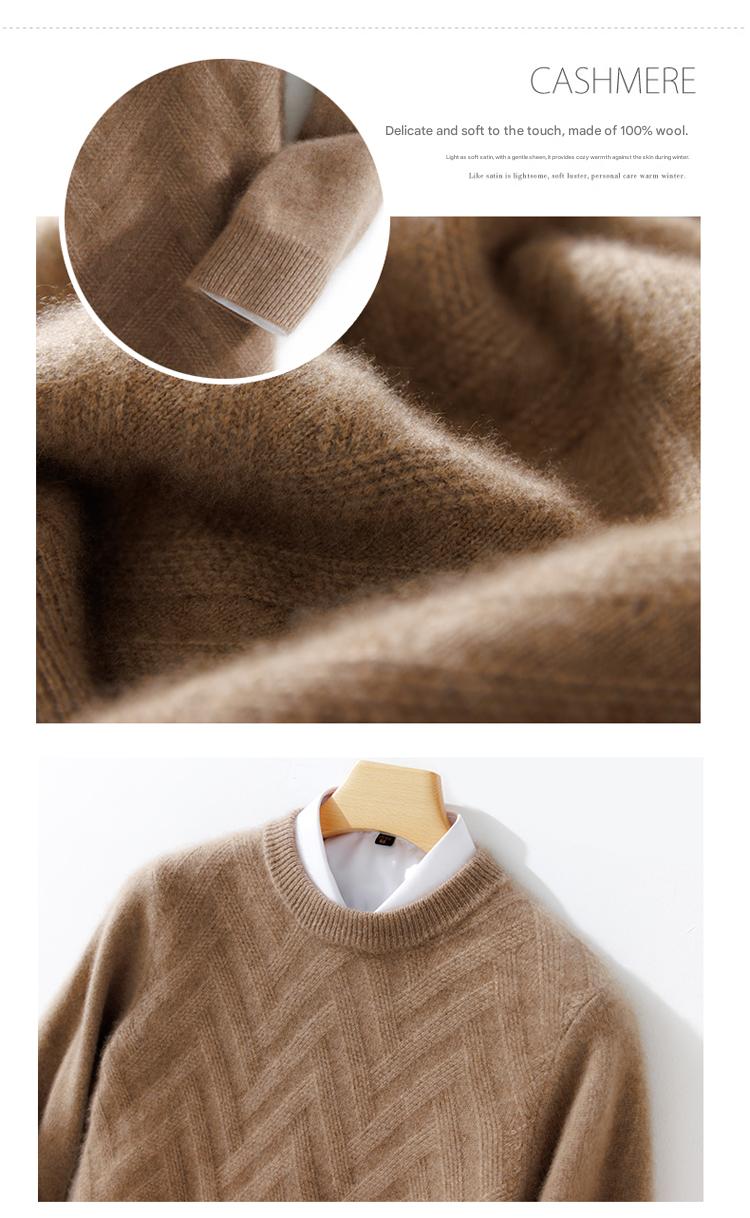 AW 100% Wool Crew Thick Sweater