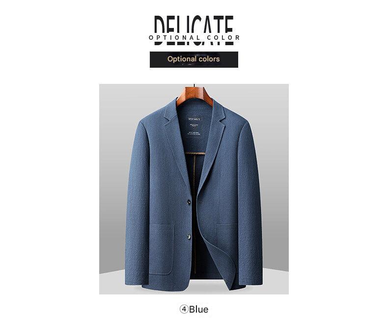 MONSEN Suitory 100% Cotton Single-Breasted Blazer product image