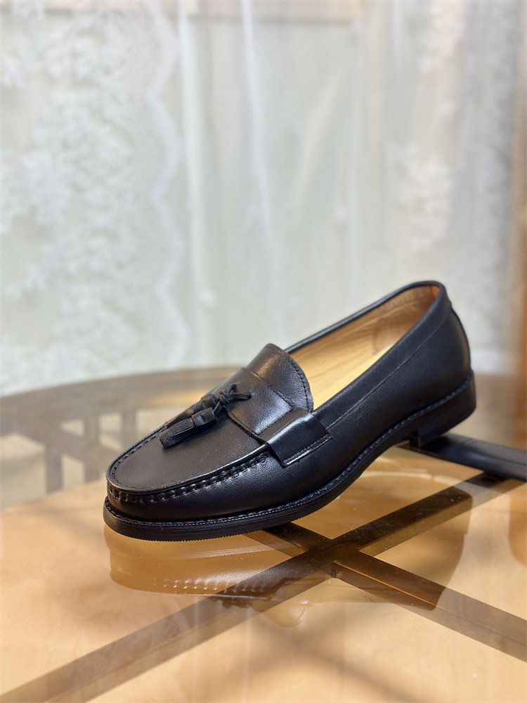 MONSEN Suitory Genuine Leather Tassel Loafers product image