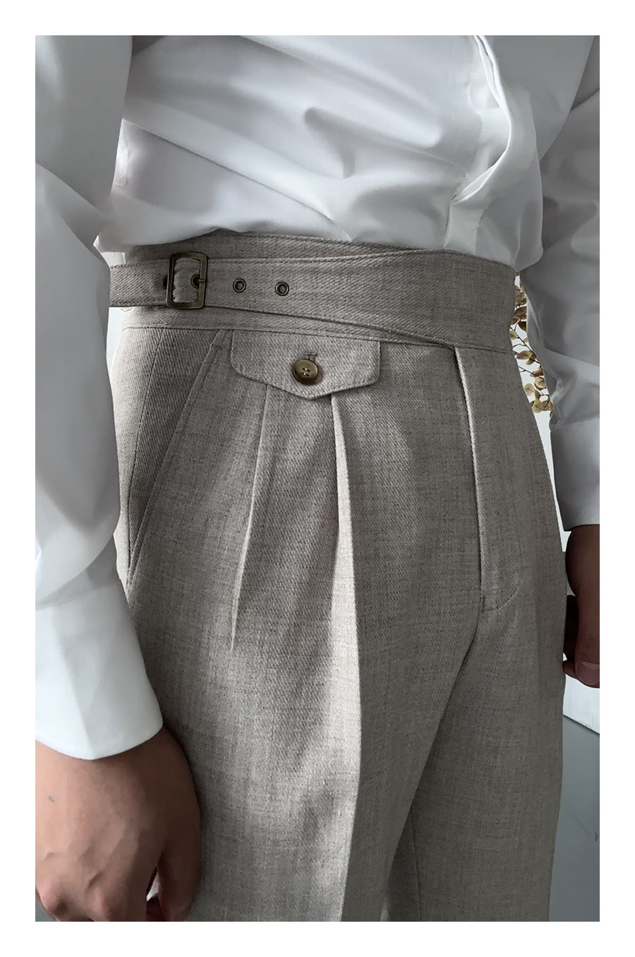 High-Waist Trousers