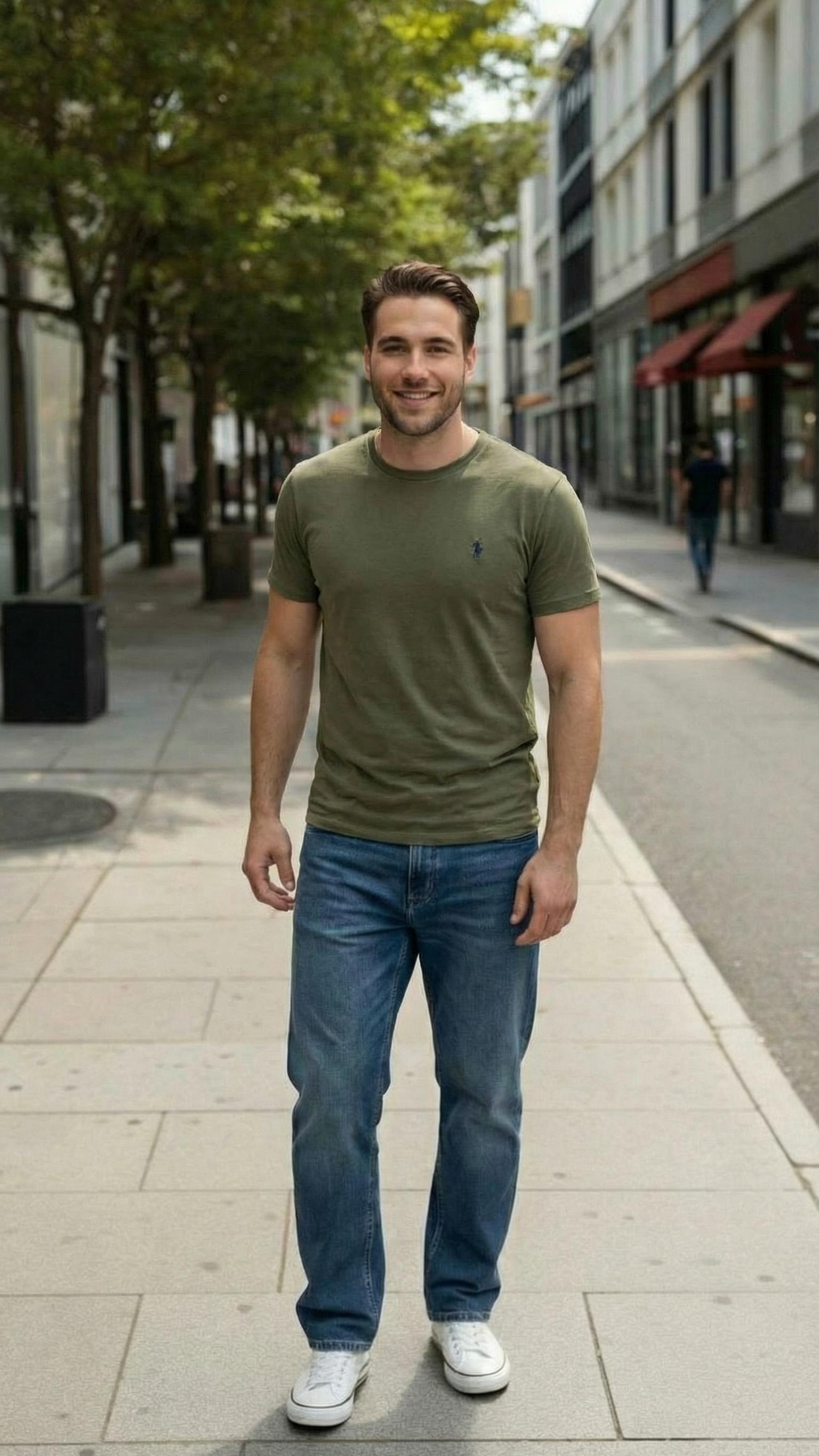 MONSEN Suitory 100% Cotton Crewneck T-Shirt product image