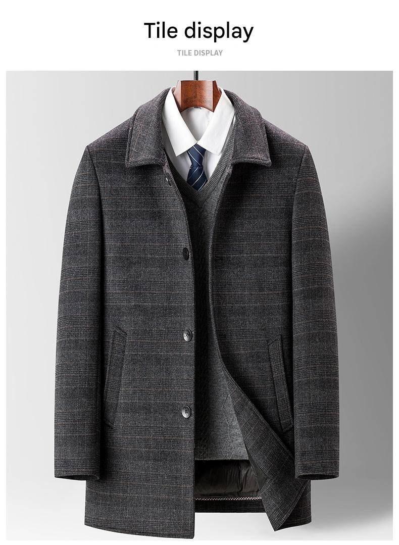 Mid-Length Down-Lined Coat
