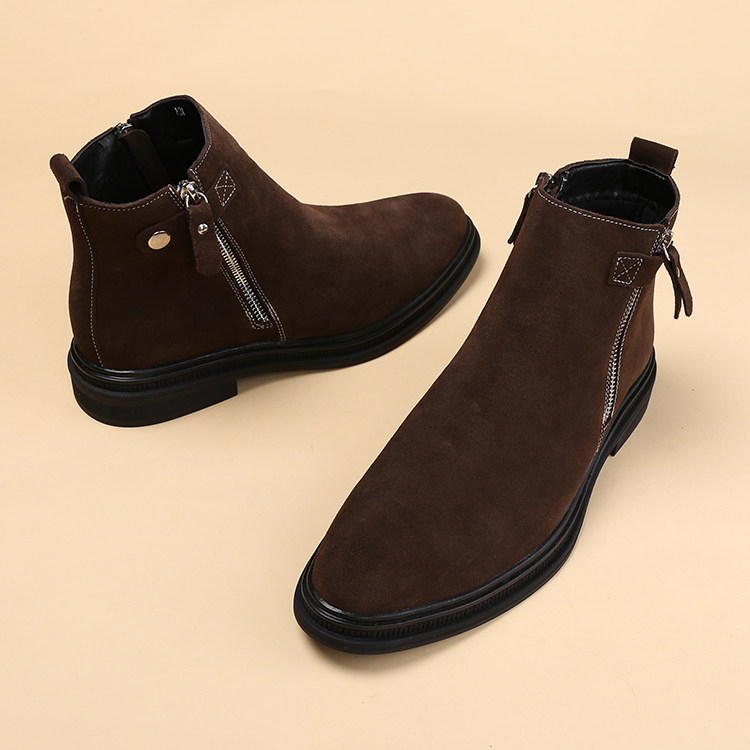 Genuine Suede Martin Boots