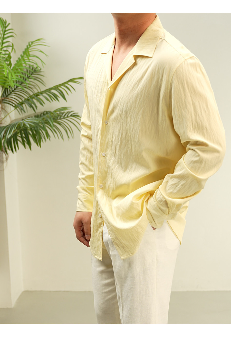 MONSEN Suitory Lightweight Cuban Collar Shirt product image