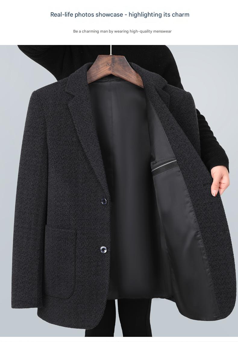 MONSEN Suitory Easy-Care Relaxed Fit Single Blazer in Cotton product image