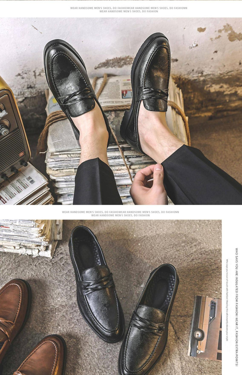 MONSEN Suitory British-Style Business-Casual Loafers product image