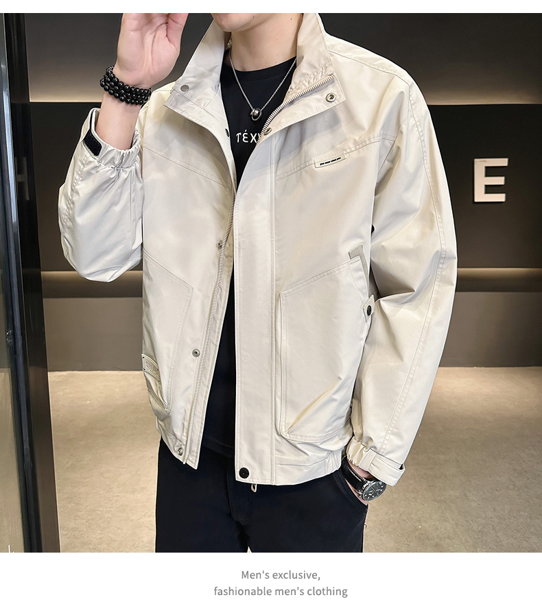 Windproof Stand-Collar Jacket