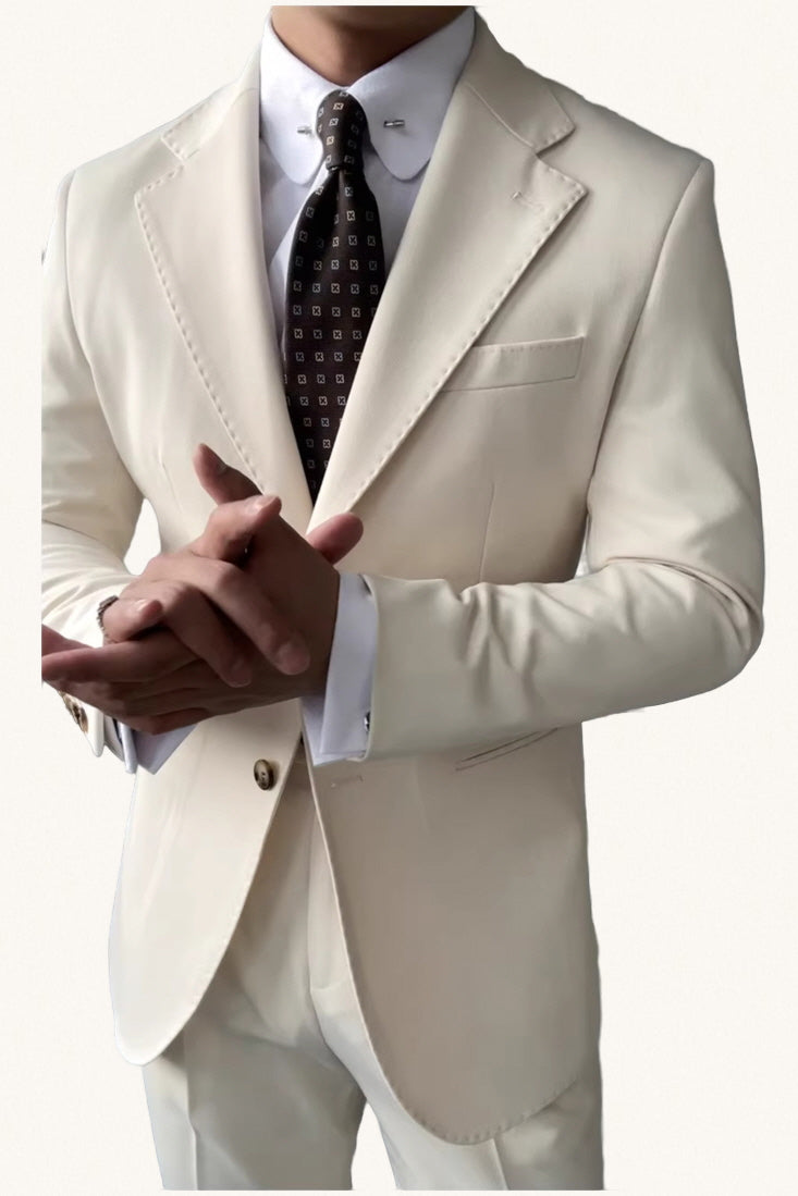 MONSEN Suitory Neapolitan Slim Suit (Single-Breasted) in Performance Blend product image