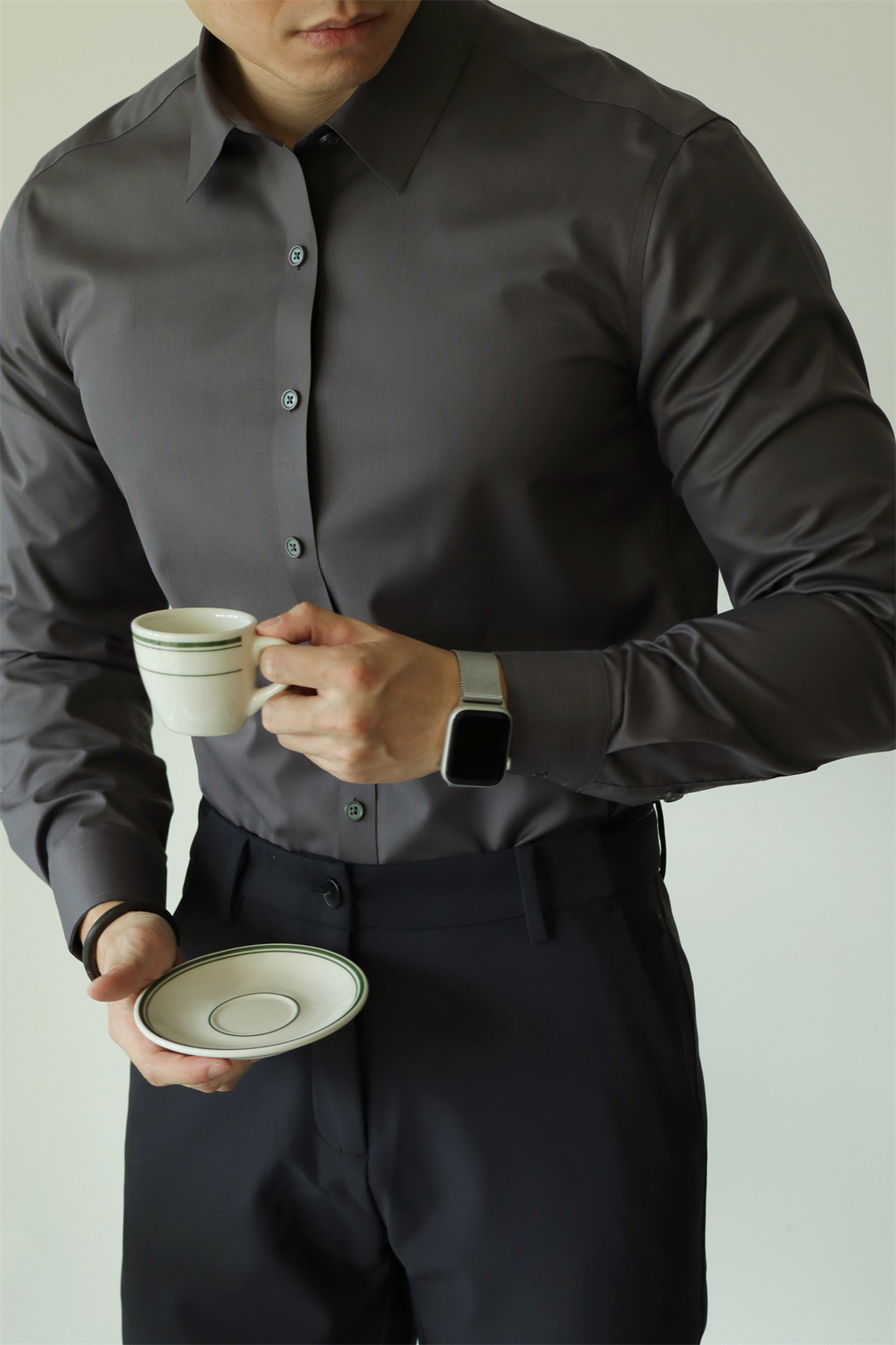 MONSEN Suitory Bamboo-Fiber Non-Iron Shirt in Bamboo Blend product image