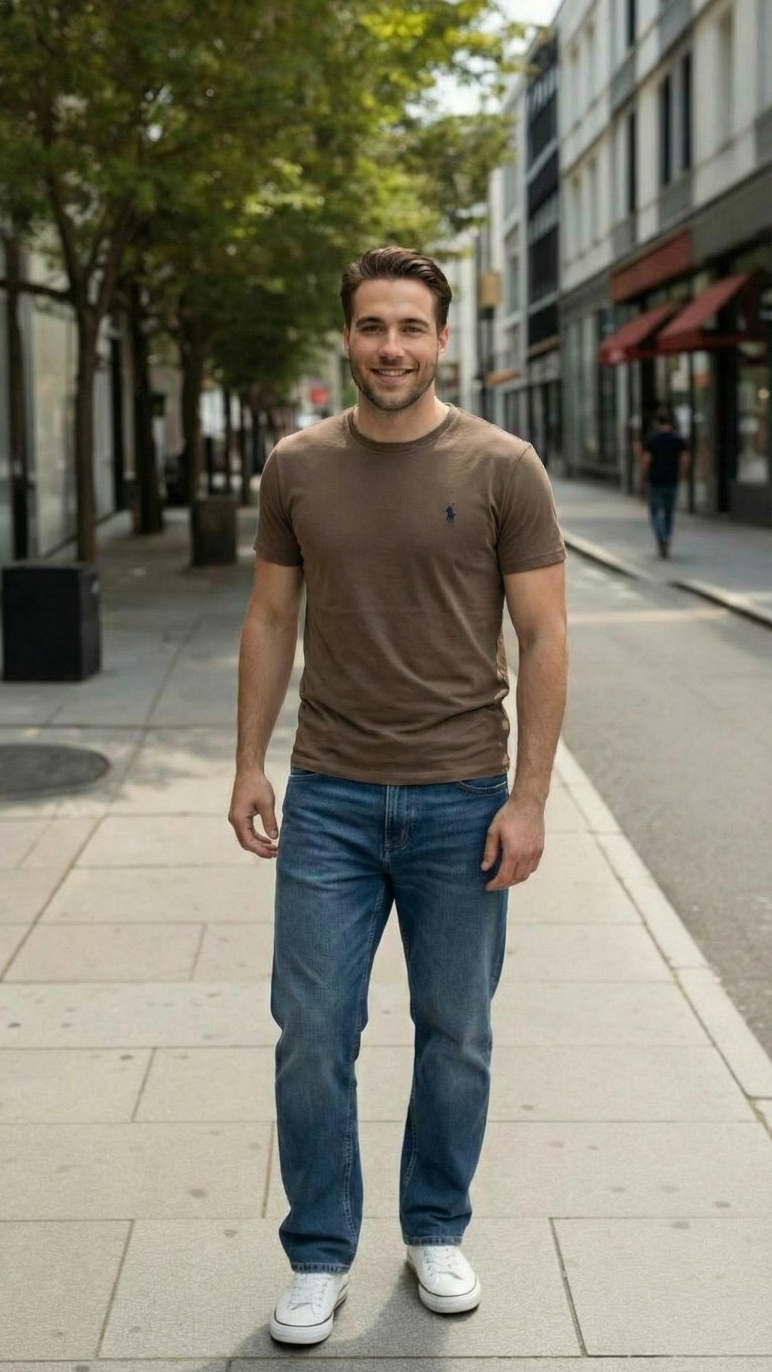 MONSEN Suitory 100% Cotton Crewneck T-Shirt product image
