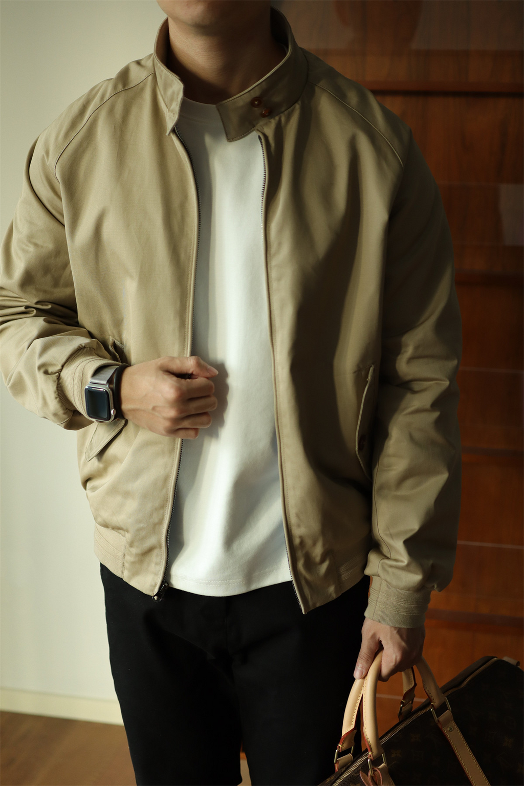 MONSEN Suitory Classic Harrington Outerwear Jacket in Cotton product image