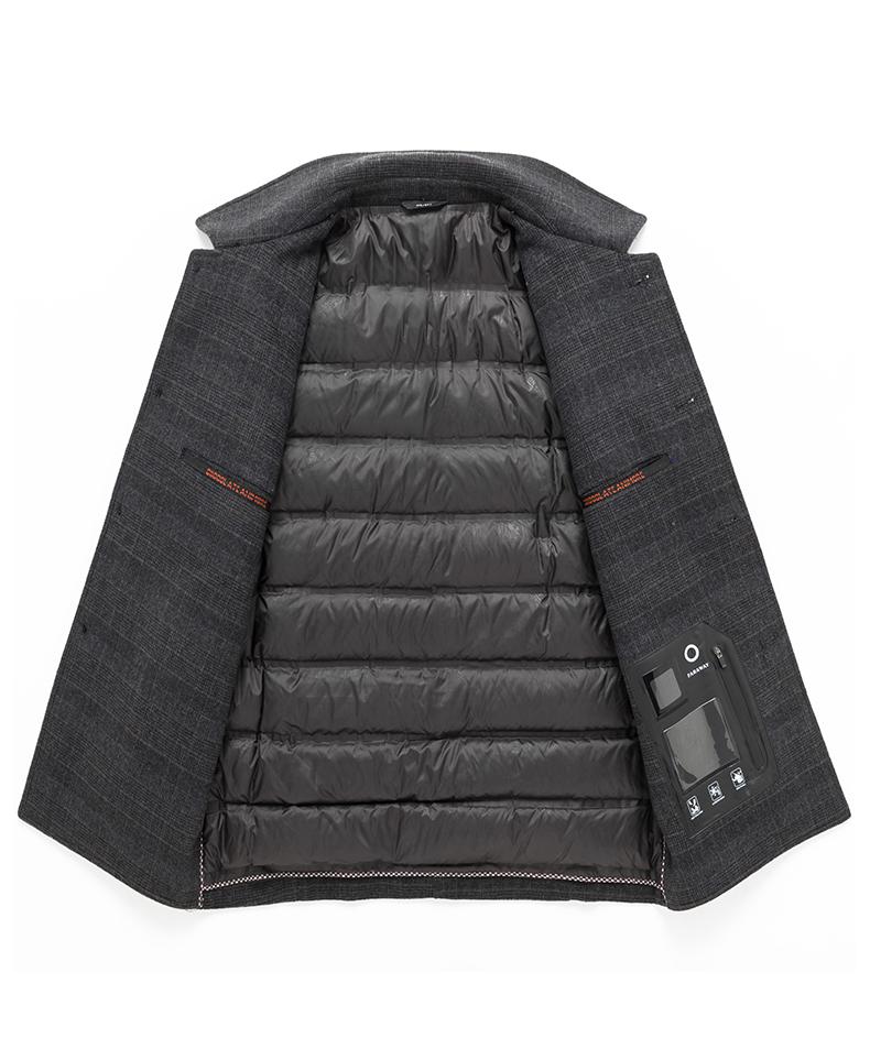 Mid-Length Down-Lined Coat