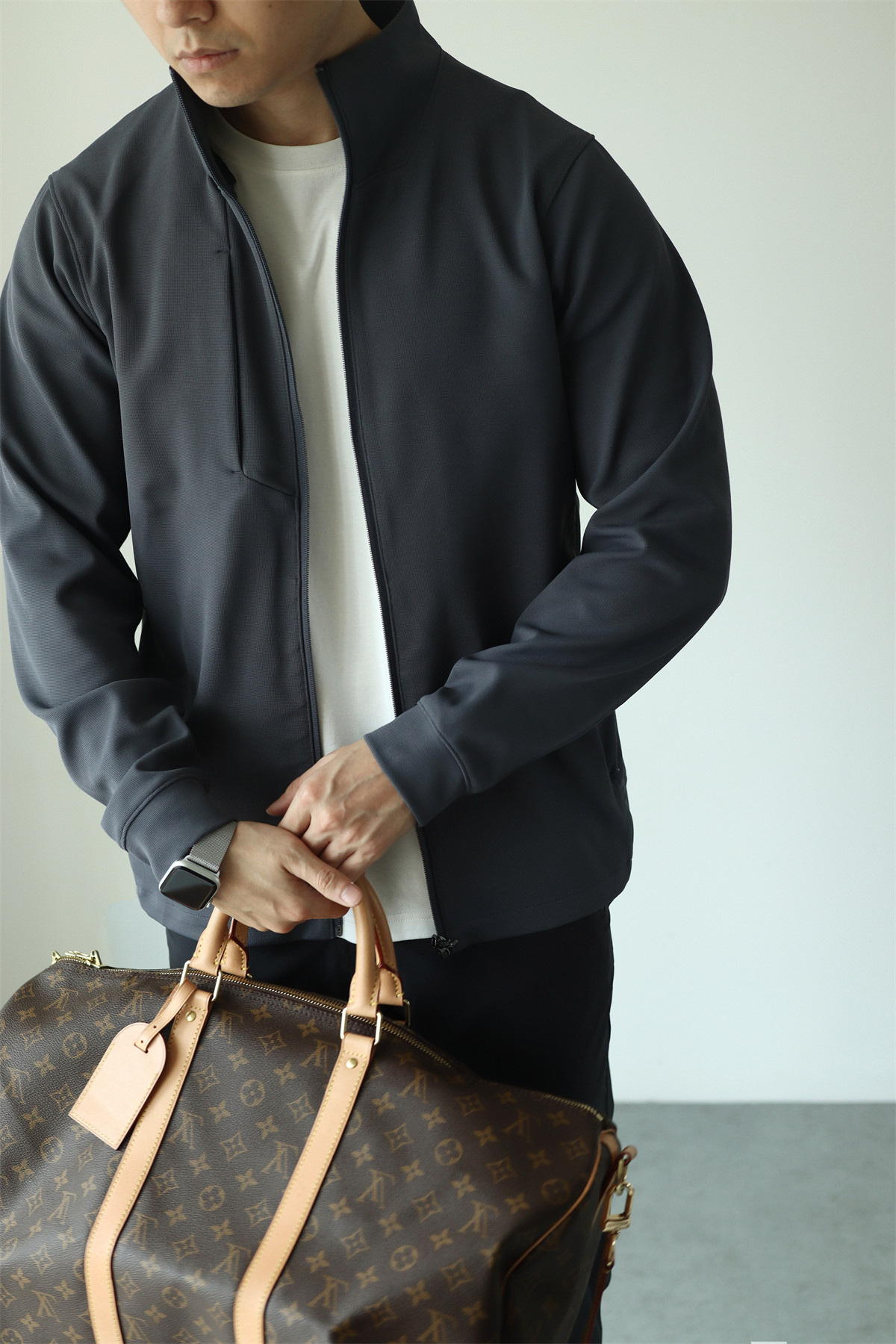 MONSEN Suitory 4-Way Stretch Stand-Collar Outerwear Jacket in Performance Blend product image