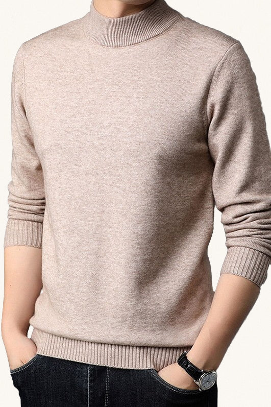 MONSEN Suitory 100% Wool Half Turtleneck Sweater product image