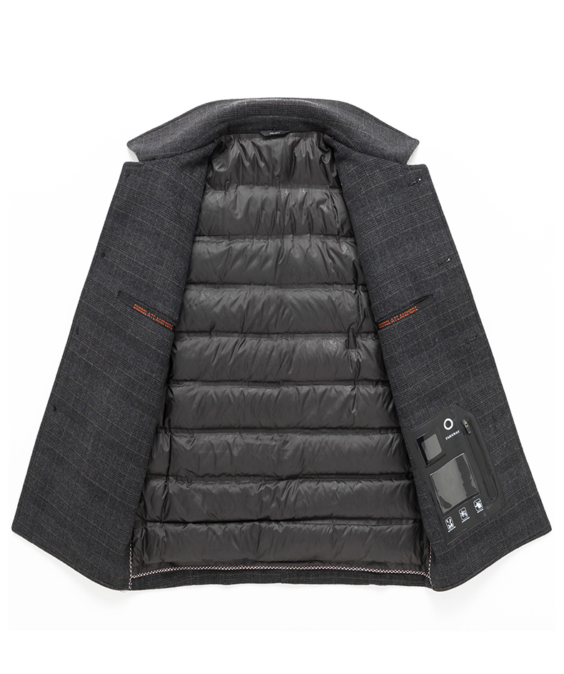 MONSEN Suitory Mid-Length Down-Lined Coat in Performance Blend product image