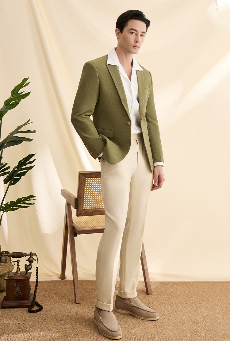 MONSEN Suitory Half-Lined & Breathable K-Style Blazer in Performance Blend product image