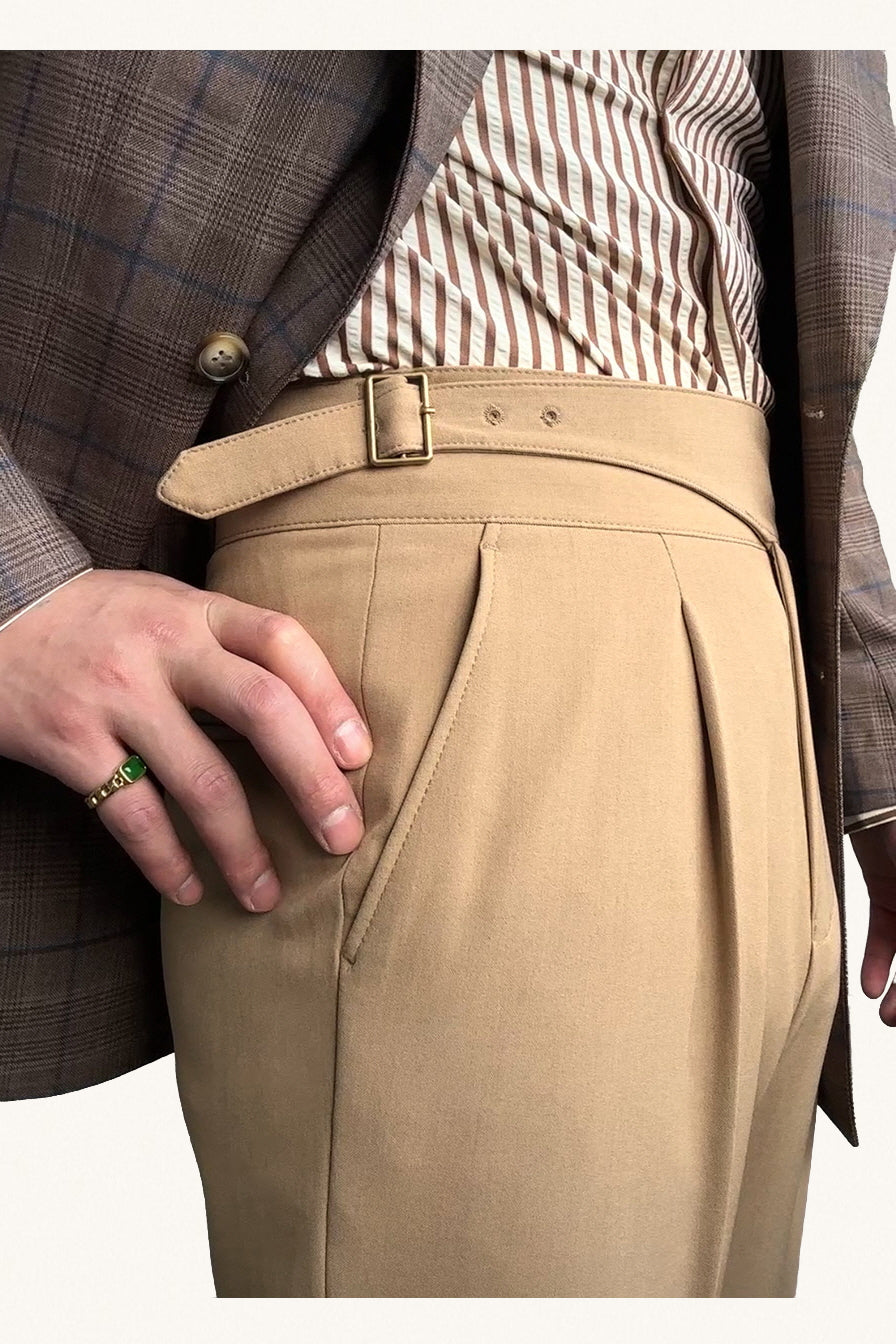 MONSEN Suitory High-Waisted Straight Trousers in Performance Blend product image