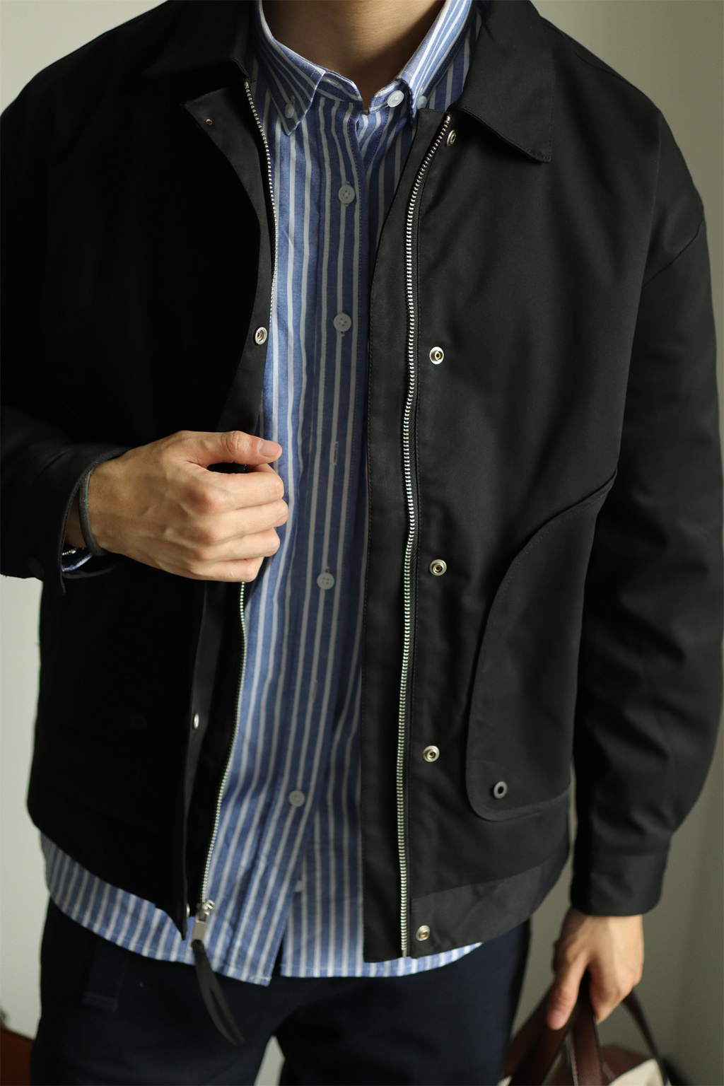 MONSEN Suitory Workwear Pocket Padded Coach Jacket in Cotton product image