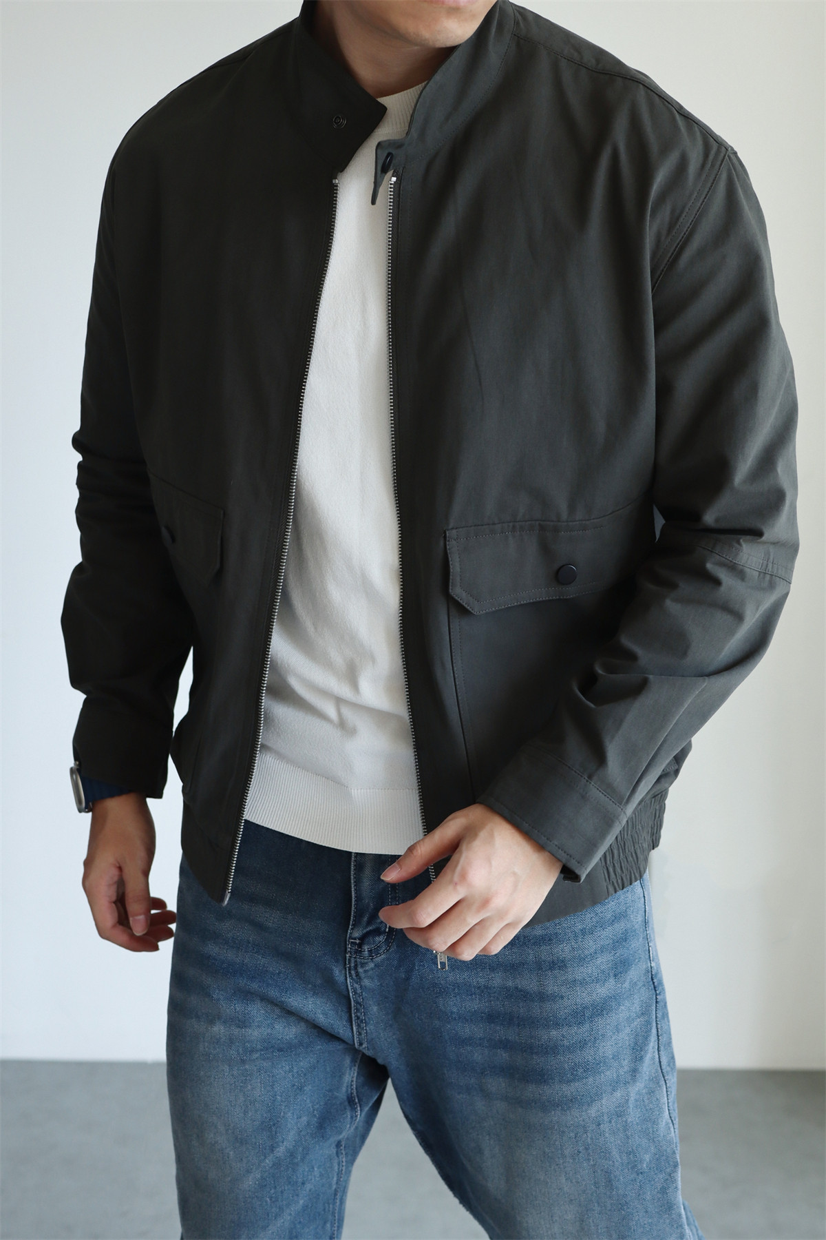 MONSEN Suitory G9 Harrington Washed Cotton Jacket product image