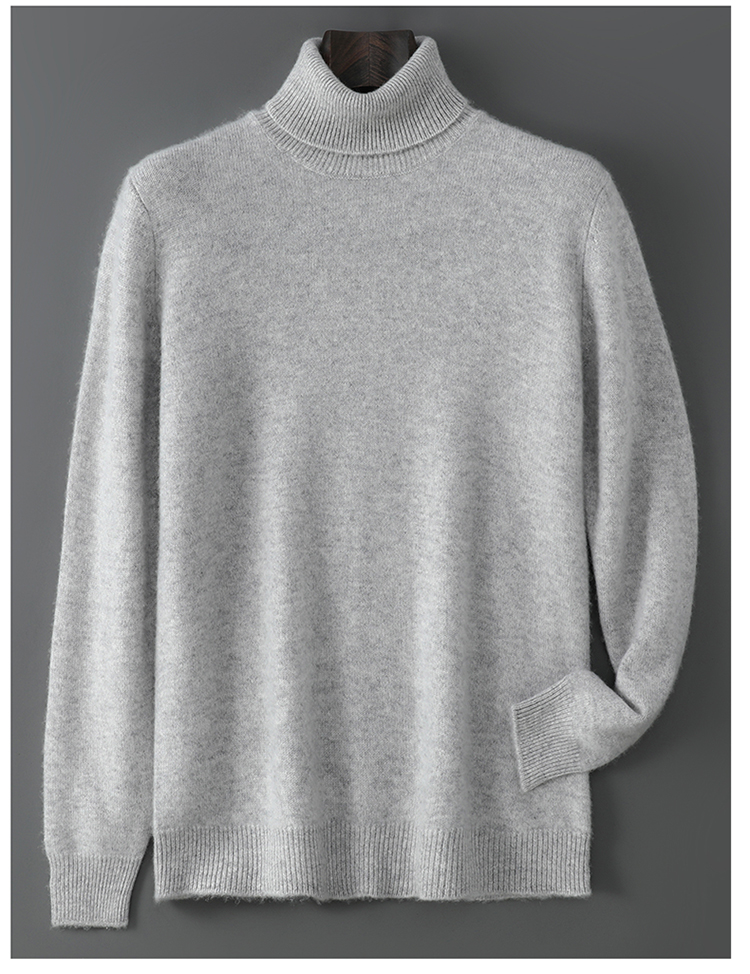 100% Wool Turtleneck Sweater 2