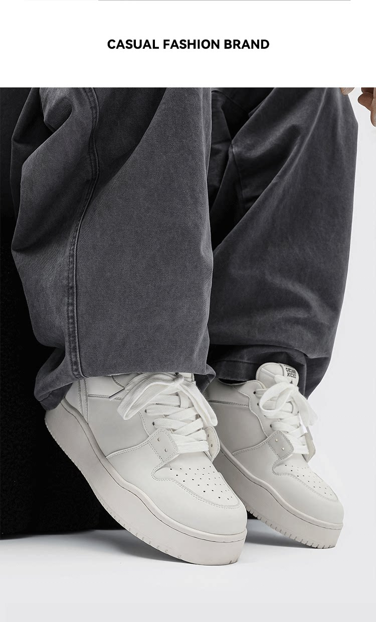 MONSEN Suitory Breathable Height-Boost Sneakers in Linen product image