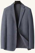 MONSEN Suitory Relaxed-Fit Plus-Size Blazer in Performance Blend front view