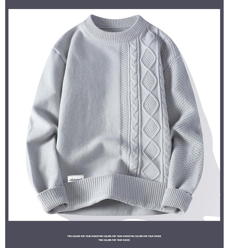 Lazy-Slim Cable Sweater