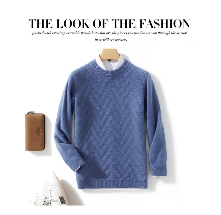 AW 100% Wool Crew Thick Sweater