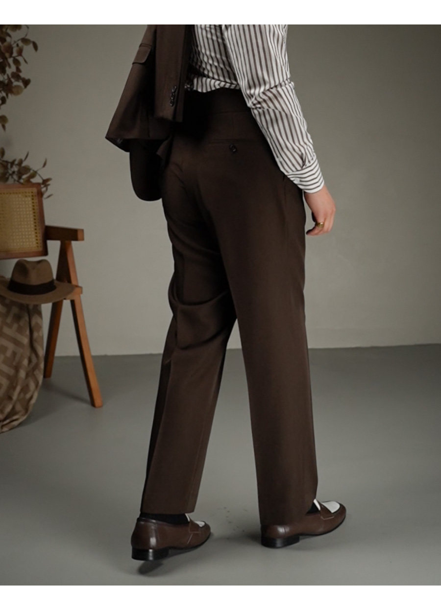 MONSEN Suitory High-Waisted Trousers in Performance Blend product image