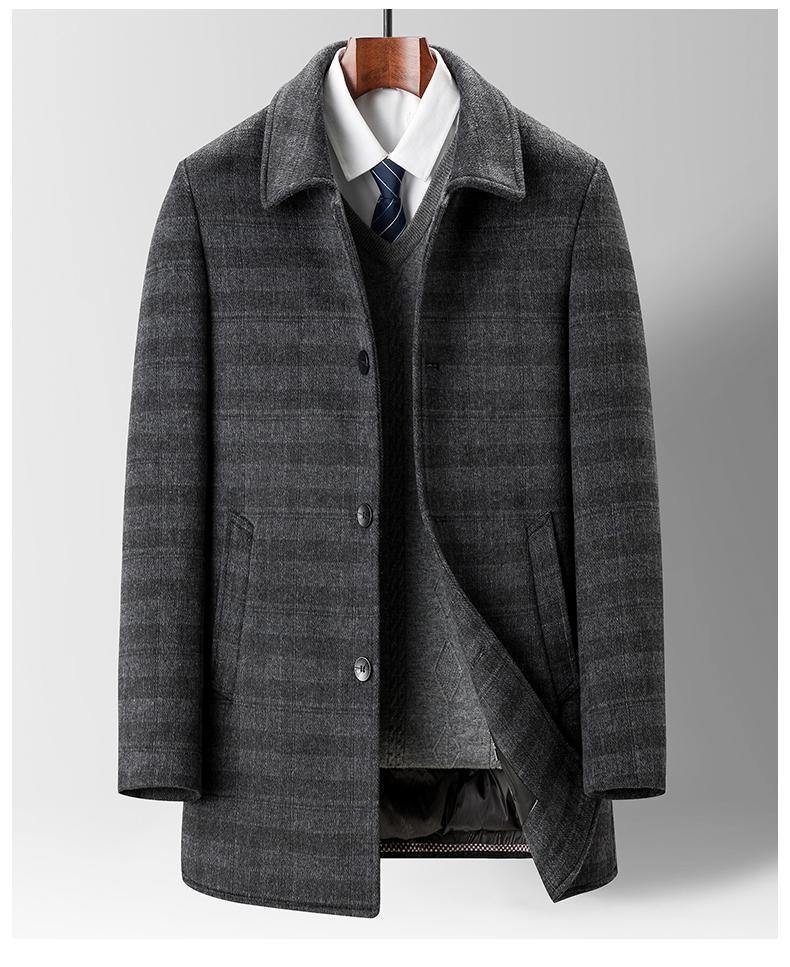Mid-Length Down-Lined Coat