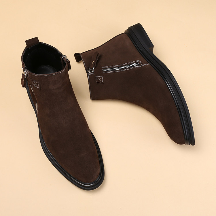 Genuine Suede Martin Boots