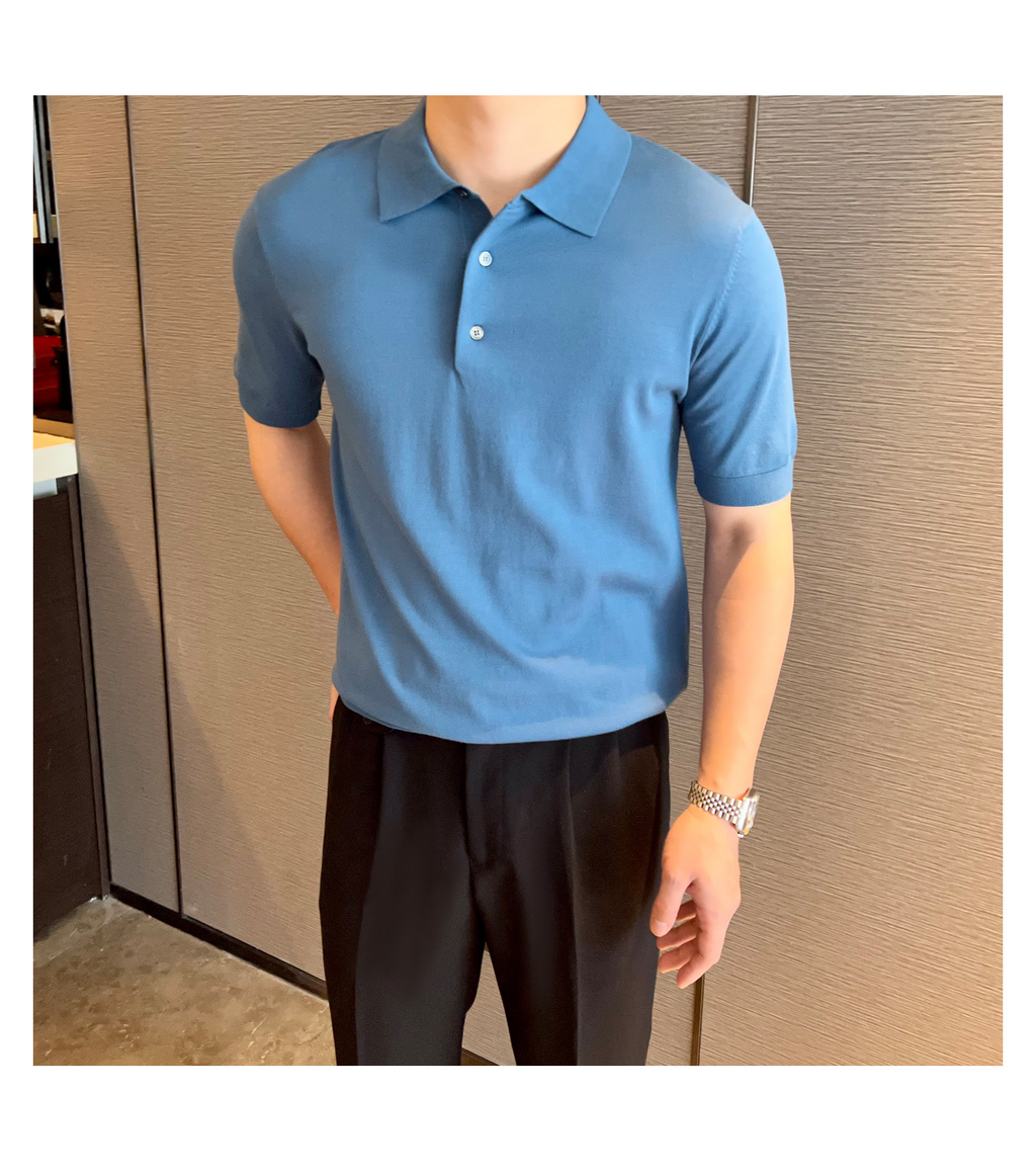 Slim-Fit Solid Knit Polo
