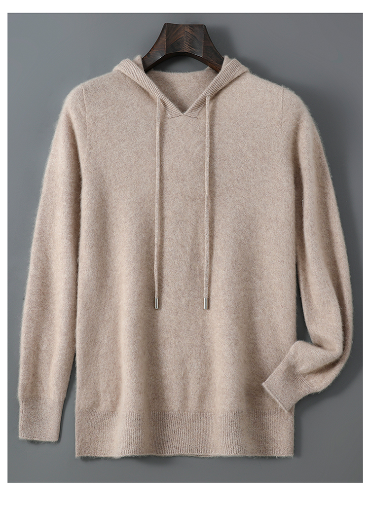 AW 100% Wool Knit Hoodie