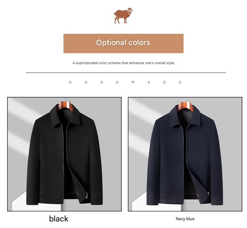 100% Wool Double-Faced Short Coat