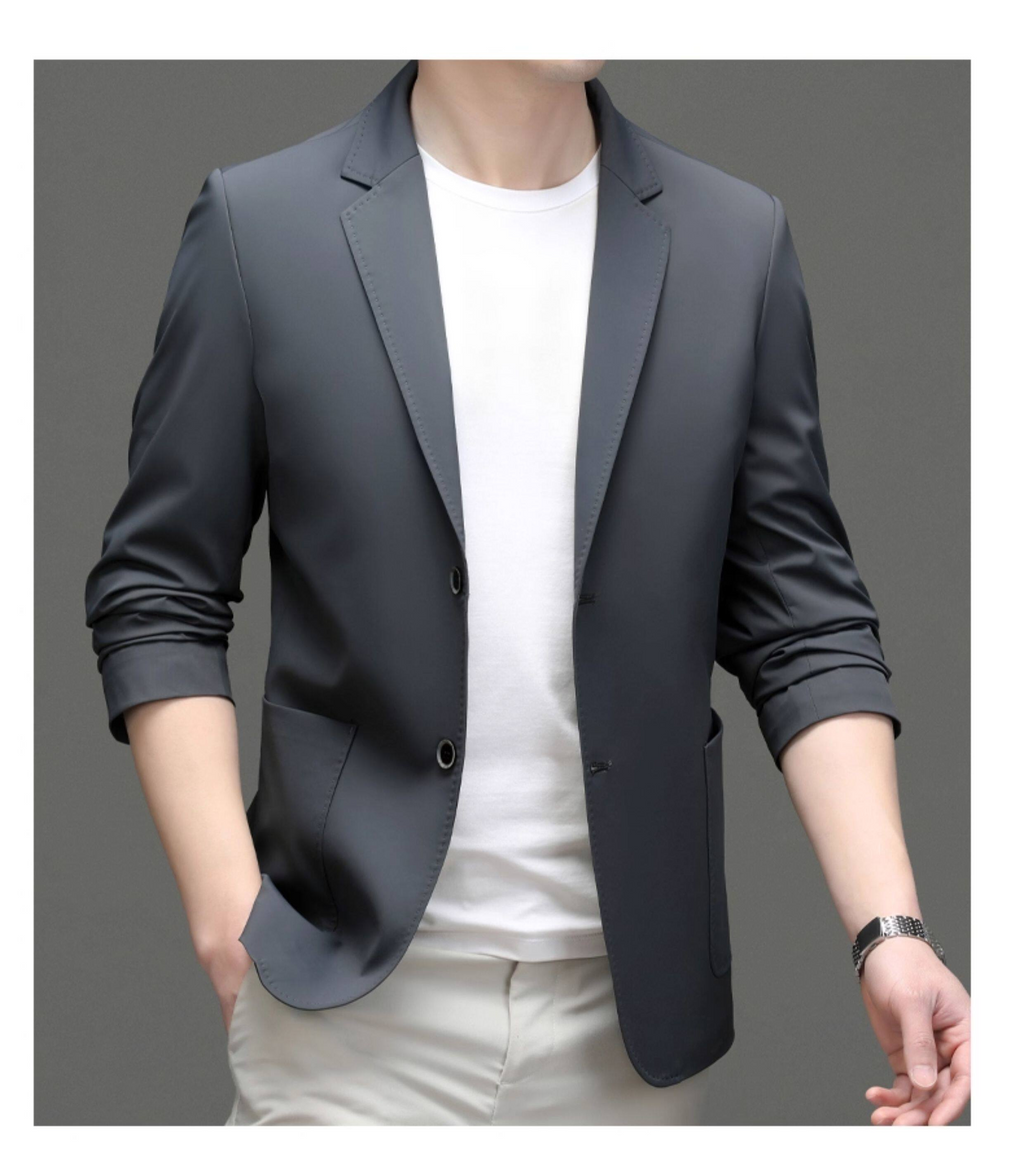 MONSEN Suitory Lightweight Anti-Wrinkle Blazer in Silk Blend product image