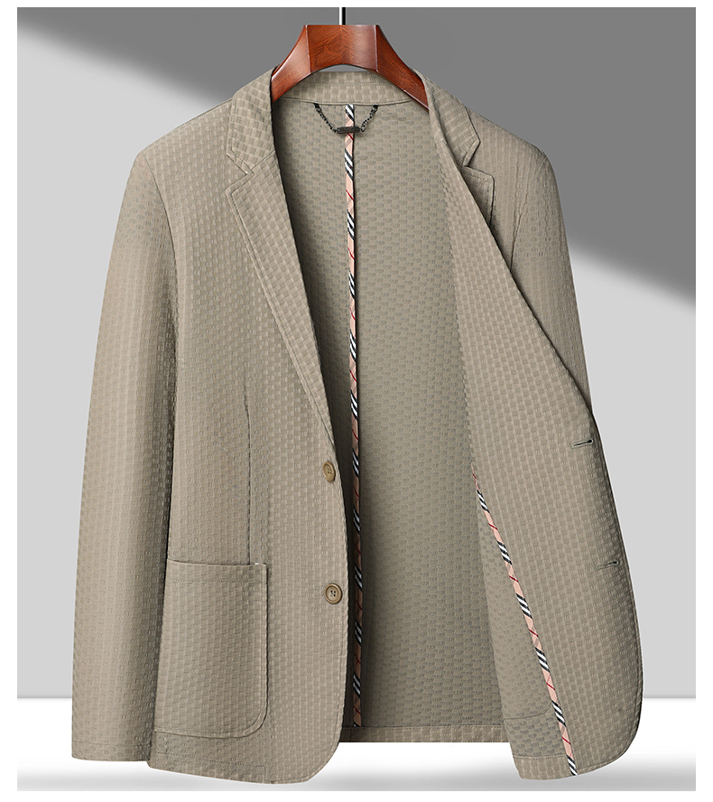 Summer Seersucker Stretch Blazer