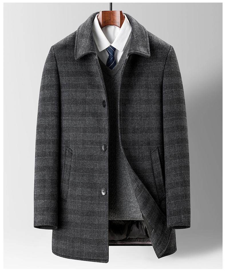 MONSEN Suitory Mid-Length Down-Lined Coat in Performance Blend product image