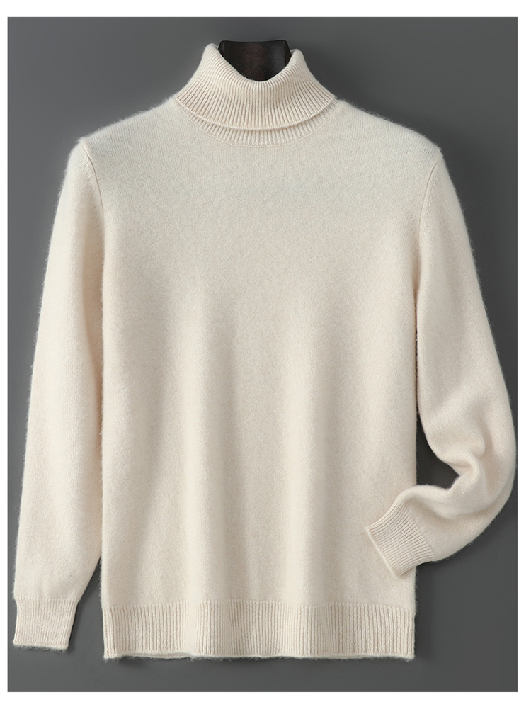 100% Wool Turtleneck Sweater 1